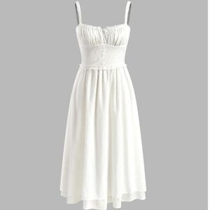 Commense Ruffle Cami Dress Pink Sz XL NWT